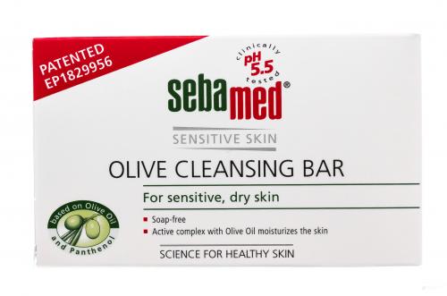 Себамед Мыло для лица оливковое Olive cleansing bar, 150 г (Sebamed, Sensitive Skin), фото-2