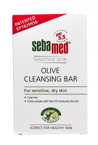 Себамед Мыло для лица оливковое Olive cleansing bar, 150 г (Sebamed, Sensitive Skin), фото-4