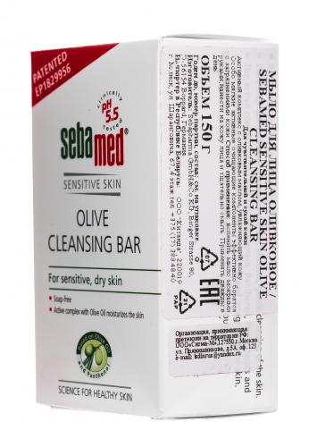 Себамед Мыло для лица оливковое Olive cleansing bar, 150 г (Sebamed, Sensitive Skin), фото-5