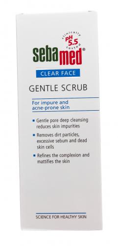Себамед Скраб для лица мягкий Gentle Scrub, 150 мл (Sebamed, Clear Face), фото-6