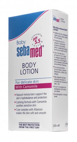 Себамед Лосьон Baby body lotion, 200 мл (Sebamed, Baby), фото-3