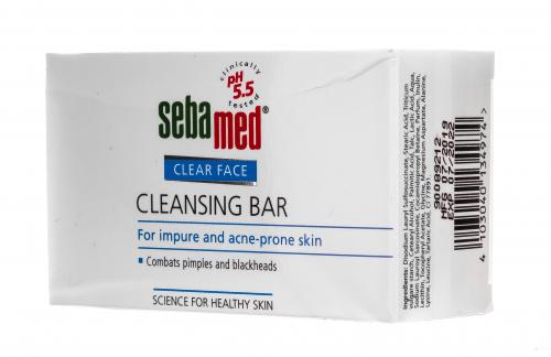 Себамед Мыло для лица Cleansing bar, 100 г (Sebamed, Clear Face), фото-4