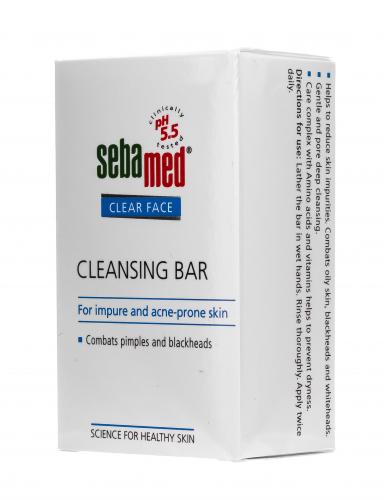 Себамед Мыло для лица Cleansing bar, 100 г (Sebamed, Clear Face), фото-6