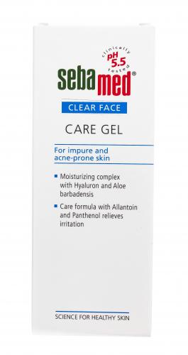 Себамед Гель для лица Care gel, 50 мл (Sebamed, Clear Face), фото-3