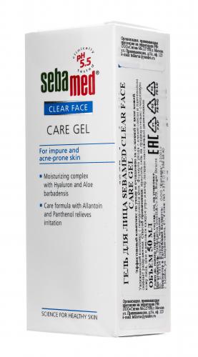 Себамед Гель для лица Care gel, 50 мл (Sebamed, Clear Face), фото-4
