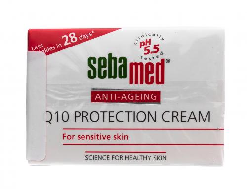 Себамед Крем для лица антивозрастной защитный Q10 Protection Cream, 50 мл (Sebamed, Anti-Ageing), фото-8