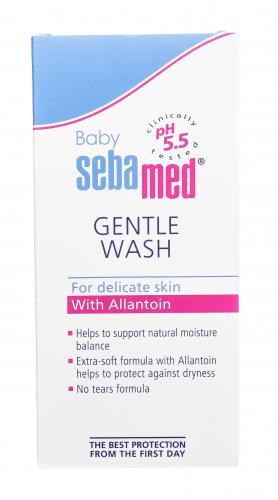 Себамед Детский очищающий смягчающий гель Baby Gentle wash, 200 мл (Sebamed, Baby), фото-3