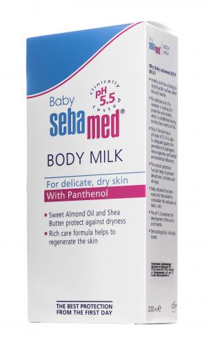 Себамед Молочко для тела детское Baby body milk, 200 мл (Sebamed, Baby), фото-4