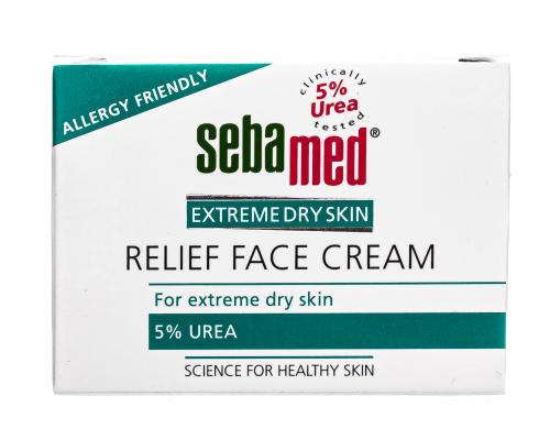 Себамед Крем для лица Relief face cream 5 % urea, 50 мл (Sebamed, Extreme Dry Skin), фото-2