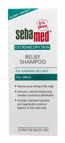 Себамед Шампунь для волос Relief shampoo 5 % urea, 200 мл (Sebamed, Extreme Dry Skin), фото-5