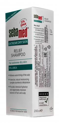 Себамед Шампунь для волос Relief shampoo 5 % urea, 200 мл (Sebamed, Extreme Dry Skin), фото-8