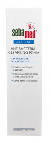 Себамед Пенка для лица очищающая антибактериальная Antibacterial Cleansing Foam, 150 мл (Sebamed, Clear Face), фото-8