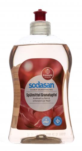 Содасан Концентрированное жидкое средство для мытья посуды, гранат,  500 мл (Sodasan, Для кухни), фото-2