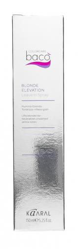 Каарал Несмываемый спрей-блеск для светлых, седых и желтых волос Blonde Elevation Leave-in spray, 150 мл (Kaaral, Baco, Color Collection), фото-2