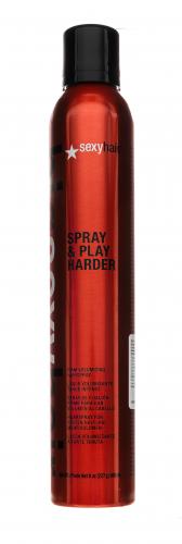 Секси Хаир Spray &amp; Play Harder Спрей для дополнительного объема 300 мл (Sexy Hair, Big Sexy Hair), фото-2