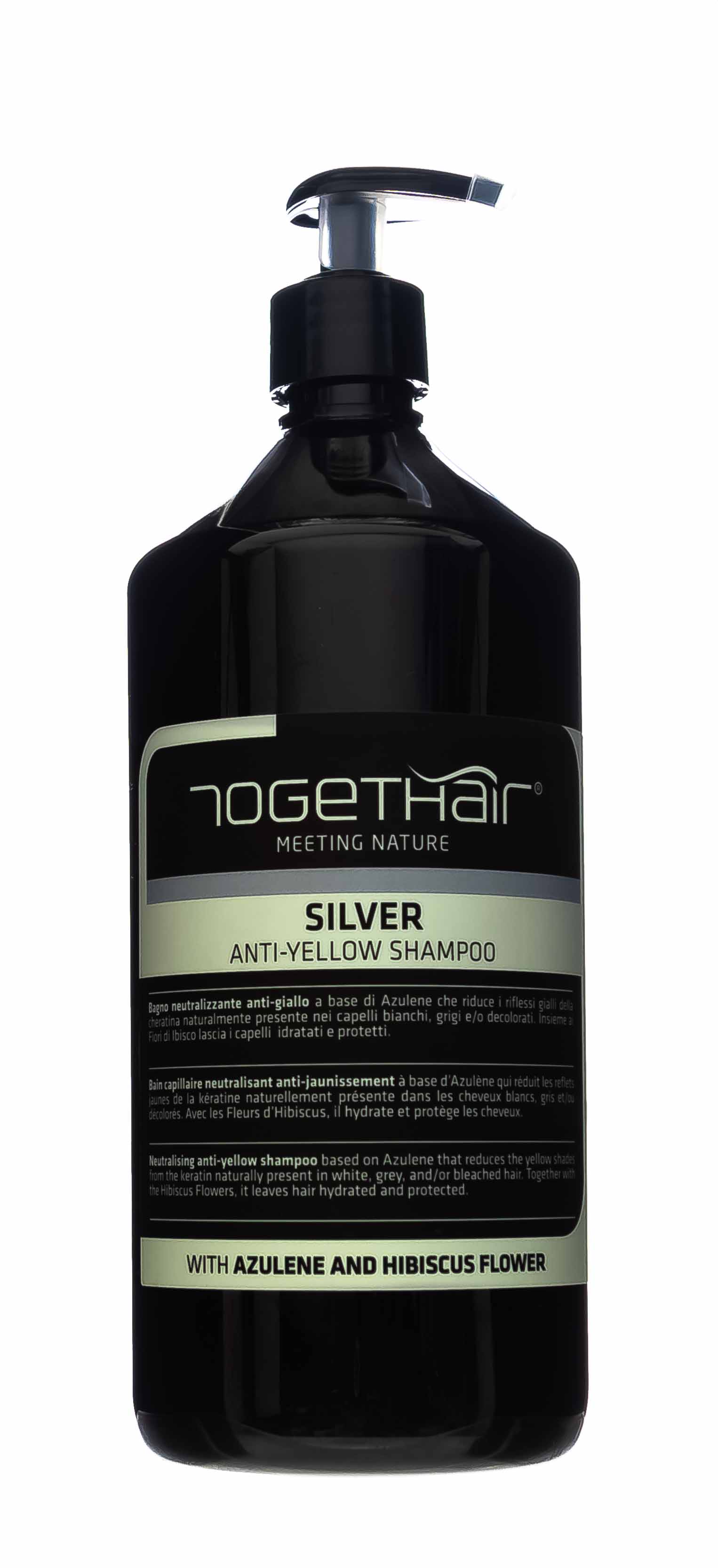 Togethair Шампунь против желтизны для осветленных и седых волос, 1000 мл (Togethair, Silver)