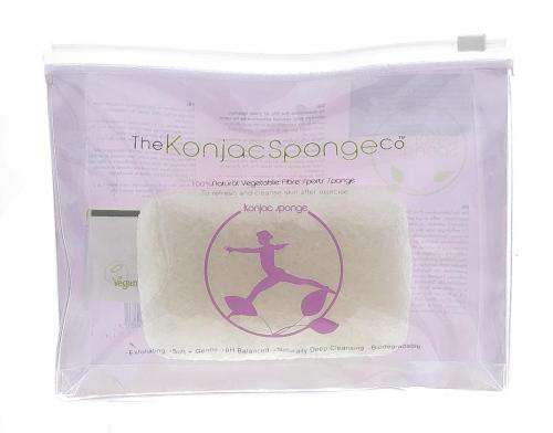 Конняку - Спонж для спортзала Sports Konjac Sponge Lilac (), фото-3
