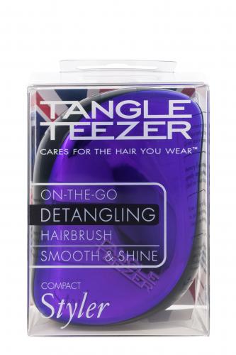 Тангл Тизер Расческа Compact Styler Purple Dazzle Tangle Teezer (Tangle Teezer, Tangle Teezer Compact Styler), фото-4