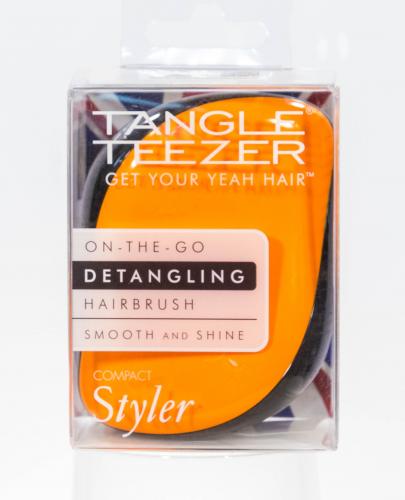 Тангл Тизер Compact Styler Orange Flare расческа для волос (Tangle Teezer, Tangle Teezer Compact Styler), фото-2