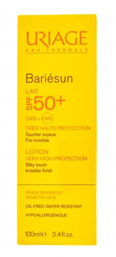 Урьяж Солнцезащитное молочко для лица и тела SPF50+ Барьесан, 100 мл (Uriage, Bariesun), фото-2