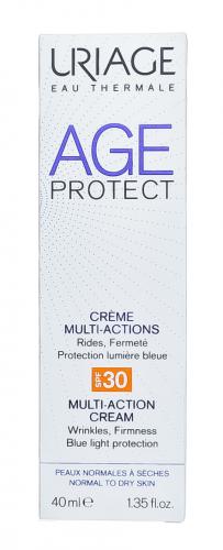 Урьяж Многофункциональный Крем SPF 30, 40 мл (Uriage, Age Protect), фото-2