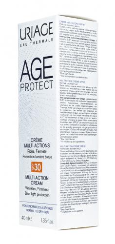 Урьяж Многофункциональный Крем SPF 30, 40 мл (Uriage, Age Protect), фото-3