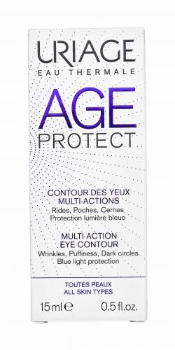 Урьяж Age Protect Многофункциональный Крем для кожи контура глаз, 15 мл (Uriage, Age Protect), фото-2