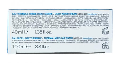 Урьяж Набор Отермаль: легкий увлажняющий крем, 40 мл + Очищающая мицеллярная вода, 100 мл (Uriage, Eau thermale), фото-7