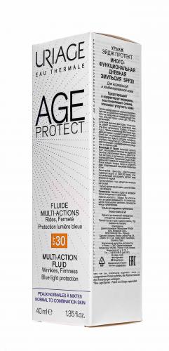 Урьяж Многофункциональная дневная эмульсия SPF30, 40 мл (Uriage, Age Protect), фото-3