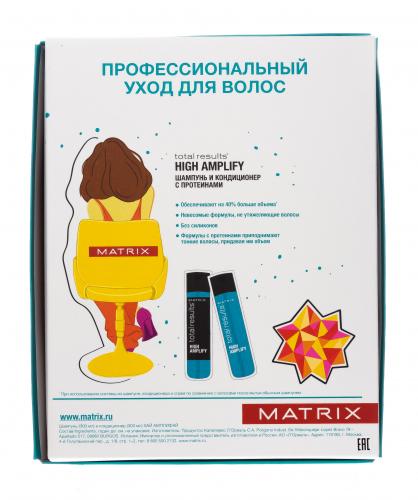 Матрикс Подарочный Набор для объема волос High Amplify Шампунь с протеинами, 300 мл + Кондиционер с протеинами, 300 мл (Matrix, Total results, High Amplify), фото-5