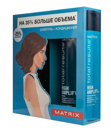 Матрикс Весенний набор для объема волос High Amplify (Шампунь, 300 мл + Кондиционер, 300 мл) (Matrix, Total results, High Amplify), фото-4