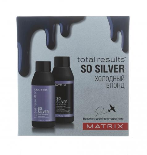 Матрикс Набор мини-форматов для путешествий Total Results So Silver (Шампунь So Silver, + Кондиционер So Silver, ) (Matrix, Total results, So silver), фото-5