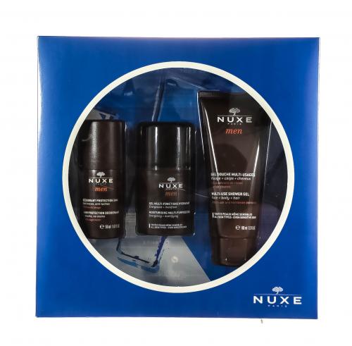 Нюкс Подарочный набор Nuxe Men (Увлажняющий гель для лица для мужчин, 50 мл + Шариковый дезодорант, 50 мл + Гель для душа, 100 мл) (Nuxe, Men), фото-2