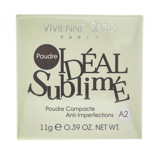 Вивьен Сабо Poudre compacte anti-imperfections  Компактная пудра против изъянов кожи, тон A2 (Vivienne Sabo, Лицо, Пудра), фото-2