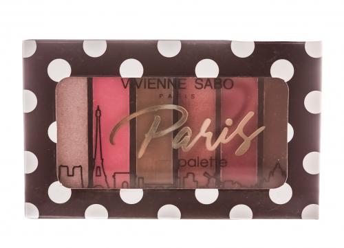 Вивьен Сабо Палетка теней для век мини Eyeshadow Palette mini Paris, 6 г (Vivienne Sabo, Глаза), фото-3