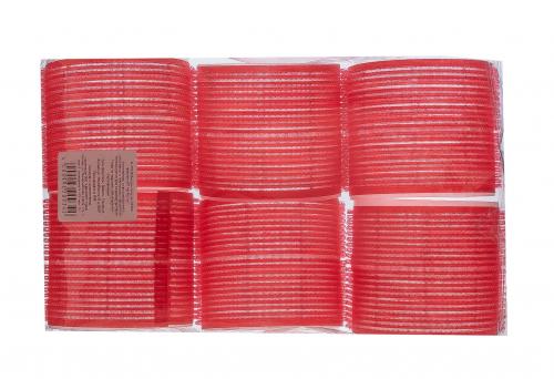 Деваль Про Бигуди-липучки красные, 70 мм, 6 шт (Dewal Pro, Бигуди и коклюшки), фото-2