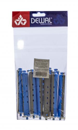 Деваль Про Коклюшки серо-голубые, длинные, диаметр 12 мм, 12 шт (Dewal Pro, Бигуди и коклюшки), фото-2