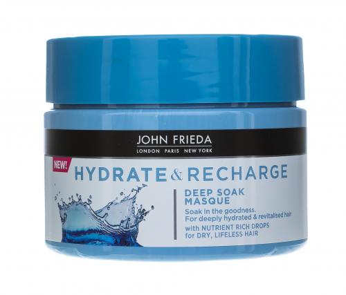 Джон Фрида Интенсивно увлажняющая маска для сухих волос Deep Soak Masque, 250 мл (John Frieda, Hydrate & Recharge), фото-13