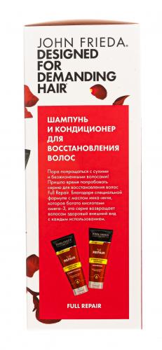 Джон Фрида Набор &quot;Подари волосам заботу&quot; (Укрепляющий шампунь, 250 мл + Укрепляющий кондиционер, 250 мл) (John Frieda, Full Repair), фото-4