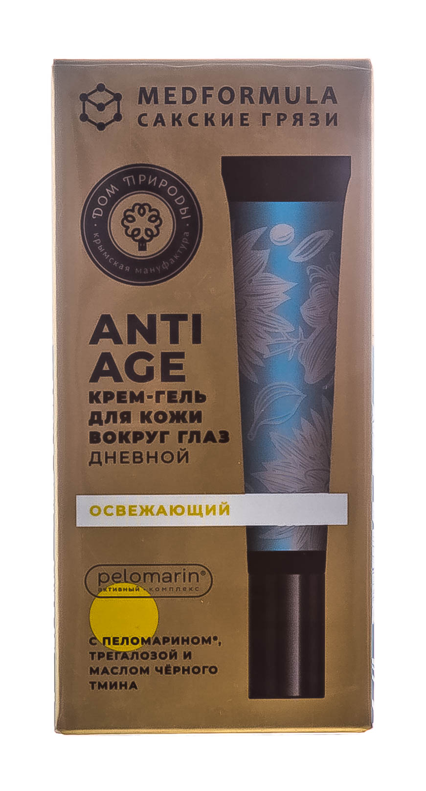 

Дом природы Крем-гель для кожи вокруг глаз Освежающий дневной, 15 г (Дом природы, )