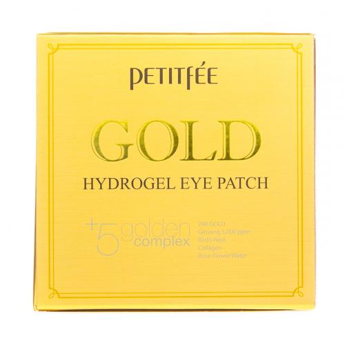 Петитфи Патчи для глаз гидрогелевые с золотом Gold Hydrogel Eye Patch, 60 шт х 1,4 г (Petitfee, Eye Patch), фото-6
