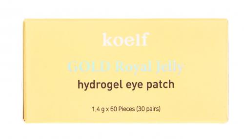 Патчи для глаз гидрогелевые с маточным молочком Koelf Gold &amp; Royal Jelly Eye Patch, 60*1,4 г (Eye Patch), фото-6