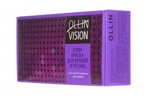 Оллин Набор &quot;Vision SetT brown (коричневый)&quot; (крем-краска для бровей и ресниц, 20 мл) (Ollin Professional, Окрашивание волос, Vision), фото-4