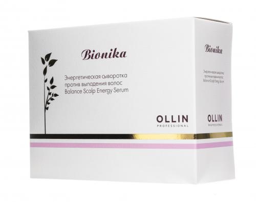 Оллин Энергетическая сыворотка против выпадения волос Balance Scalp Energy Serum 10 х 15 мл (Ollin Professional, Уход за волосами, BioNika), фото-3