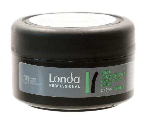 Лонда Профессионал Change Over Пластичная паста для волос нормальной фиксации 75 мл (Londa Professional, Men), фото-2