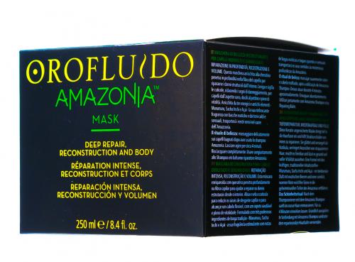 Восстанавливающая маска для ослабленных и поврежденных волос Amazonia OF Mask, 250 мл (Amazonia), фото-3
