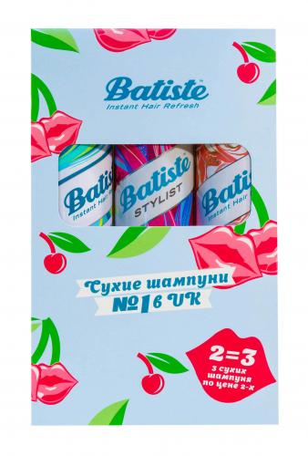 Батист Набор Batiste XXL Volume spray 200мл+Original 200мл+Rose Gold 200 мл (Третий шампунь бонус) (Batiste, Наборы), фото-2