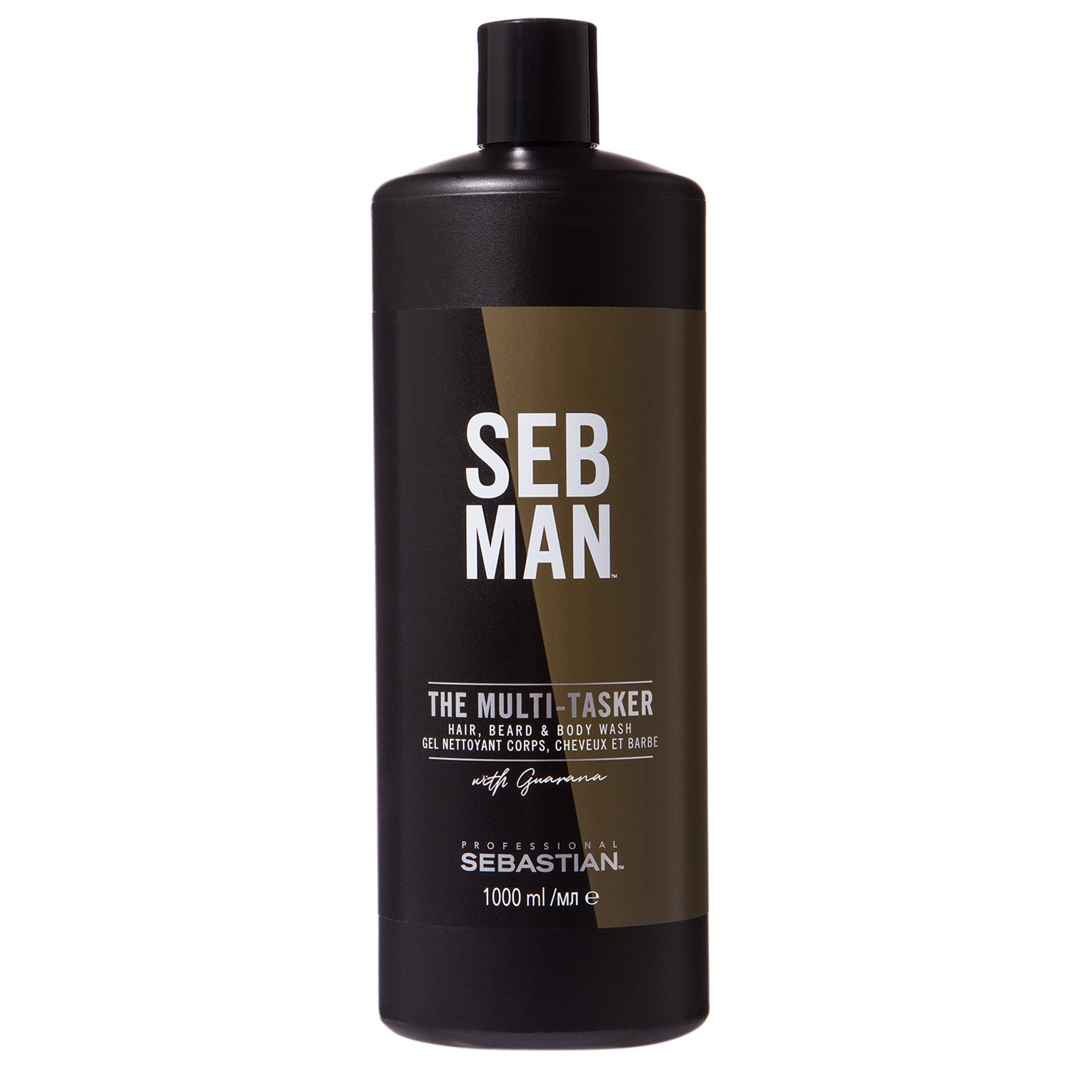 Sebman 3 в 1 Шампунь для ухода за волосами, бородой и телом 1000 мл (Sebman, )  - Купить
