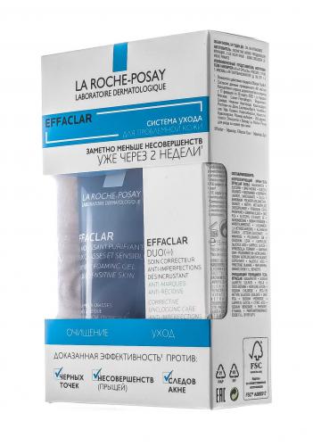 Подарочный набор Effaclar (очищающий пенящийся гель 50 мл + корректирующий крем-гель для проблемной кожи DUO (+) 15 мл)