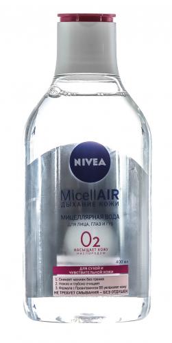 Мицеллярная вода MicellAIR Дыхание Кожи для сухой и чувствительной кожи, 400 мл (Уход за лицом), фото-2